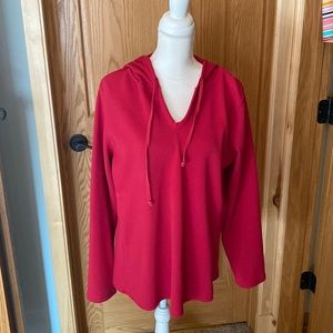 Raspberry colored hoodie. Duluth Trading size XL